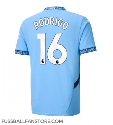 Manchester City Rodri Hernandez #16 Replik Heimtrikot 2024-25 Kurzarm